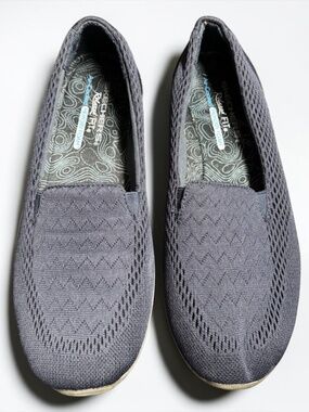 Skechers Relaxed Fit Memory Foam Slip On Shoes Navy Size 9